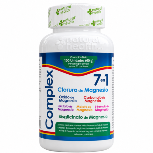 COMPLEX 7 EN 1 CLORURO DE MAGNESIO FRASCO X 100 UND NATURAL HEALTH