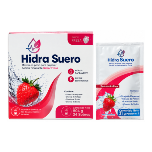 HIDRA SUERO FRESA CAJA X 24 SOBRES NISSI