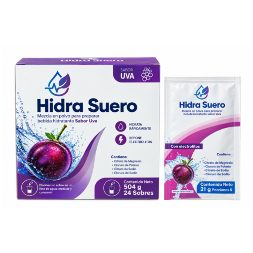 HIDRA SUERO UVA CAJA X 24 SOBRES NISSI