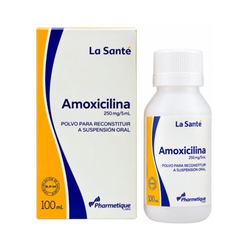 AMOXICILINA SUSPENSION LA SANTE 250mg/5mL