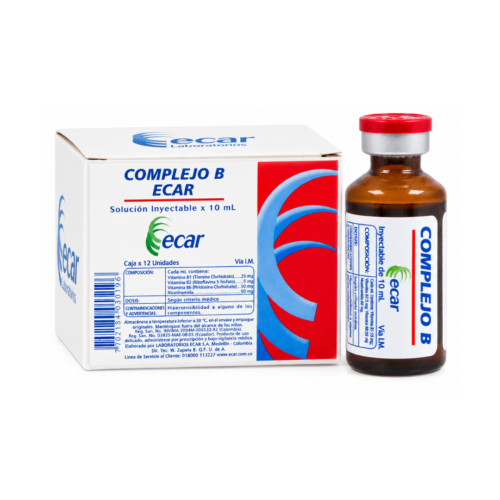 COMPLEJO B 1 AMPOLLAS X 10 ML ECAR
