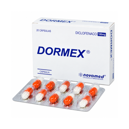 DORMEX DICLOFENACO 100 MG X 20 CP
