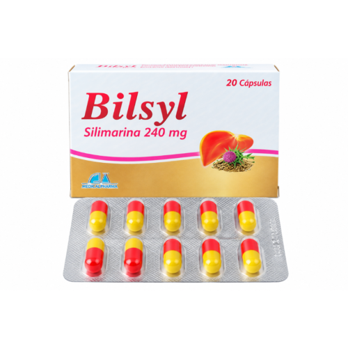 BILSYL SILIMARINA 240 MG X 20 CP