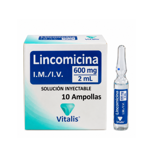 LINCOMICINA 600MG/2ML CAJA X 10 AMPOLLAS
