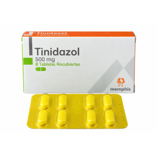 TINIDAZOL 500 MG CAJA X 8 TB  MEMPHIS