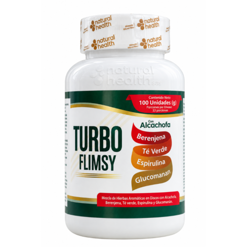 TURBO FLIMSY CON ALCACHOFA X 100 CP NATURAL HEALTH