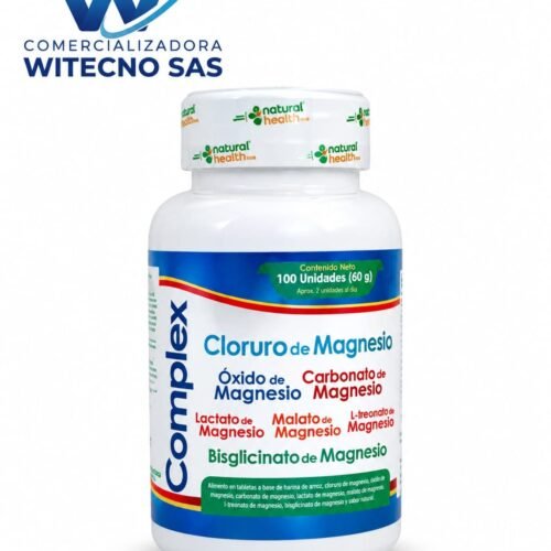 COMPLEX 7 EN 1 CLORURO DE MAGNESIO FRASCO X 100 UND NATURAL HEALTH INVIMA:PSA-1126-2025 LOTE:1450626-3 FV:06/2028