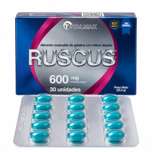 RUSCUS 600 MG X 30 PERLAS TOTALMAX