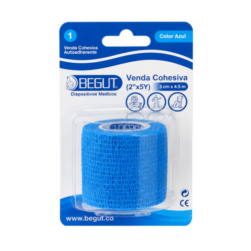VENDA COHESIVA 2 X 5Y AZUL BEGUT