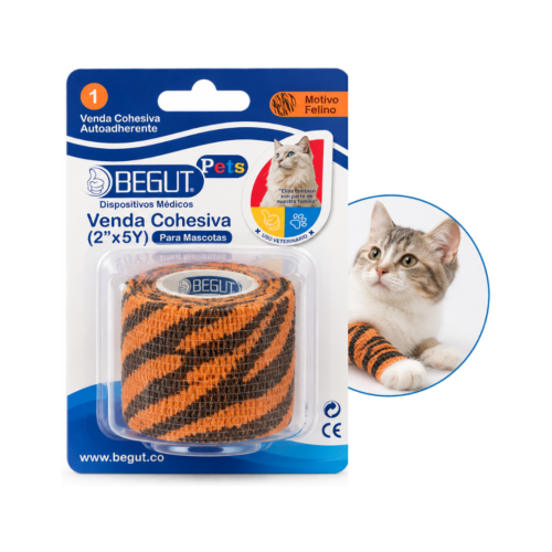 VENDA COHESIVA FELINO 2 X 5Y BEGUT