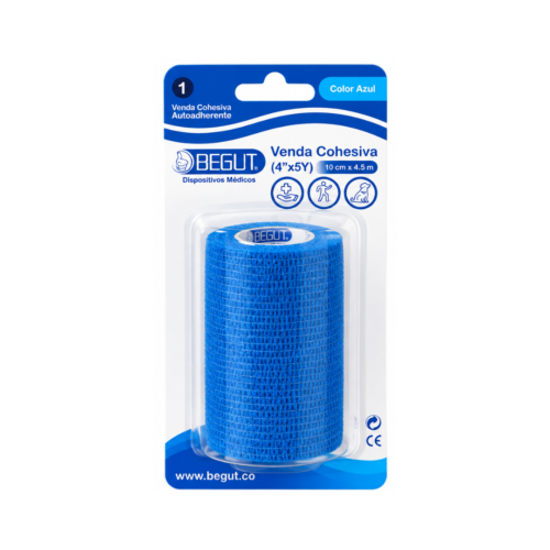 VENDA COHESIVA 4 X 5Y AZUL BEGUT