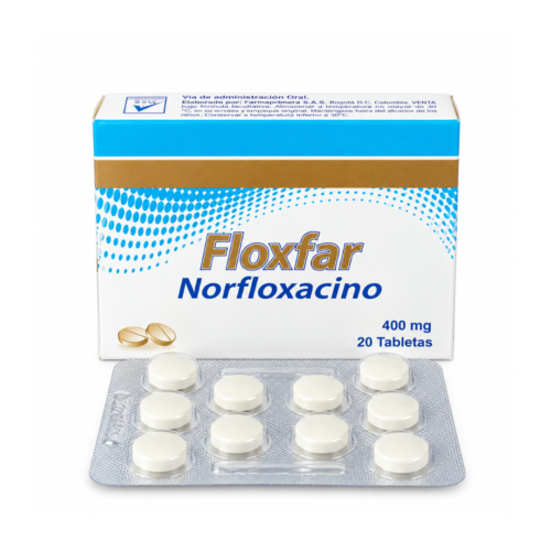 FLOXFAR NORFLOFAXINO 400 MG X 20 TB TRIDEX