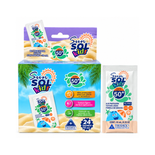 SUN SOL KIDS SPF 50 + X 24 SOBRES