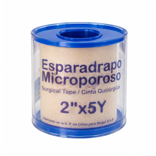 ESPARADRAPO MICROPOROSO 2″ X5Y X 1 ROLLO