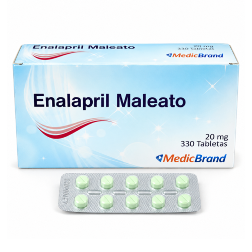 ENALAPRIL MALEATO 20 MG X 330 TB
