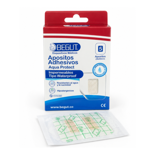 APOSITOS ADHESIVOS AQUA PROTECT CAJA X 5 UNIDADES