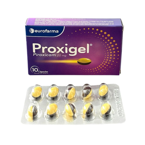 PROXIGEL PIROXICAM 20 MG X 10 CP EUROFARMA