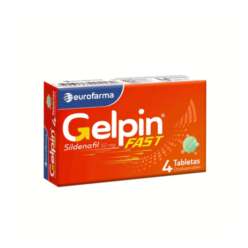 GELPIN ROJO FAST SILDENAFILO 50 MG X 4 TB EUROFARMA