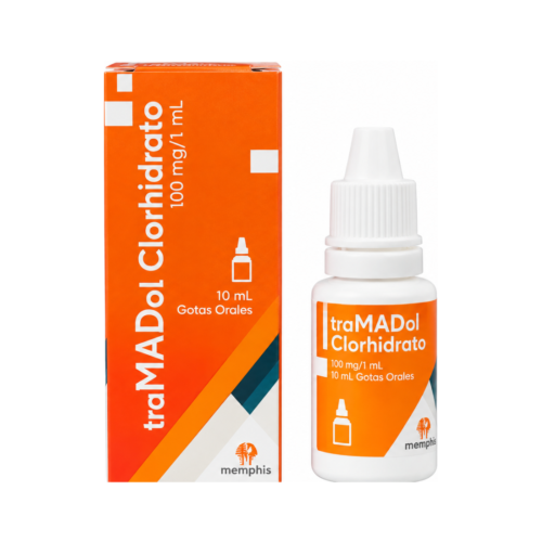 TRAMADOL CLORHIDRATO 100MG /1ML GOTAS ORALES X 10 ML MEMPHIS